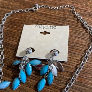 Necklace with matching earrings